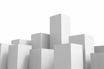 Fototapeta premium white buildings