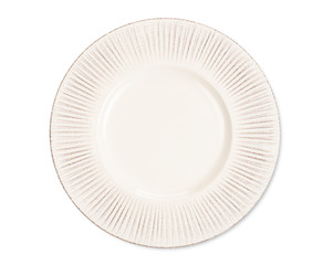 Classic plate isolated