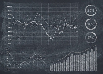 Diagram on blackboard