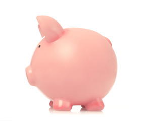 Piggy bank side view