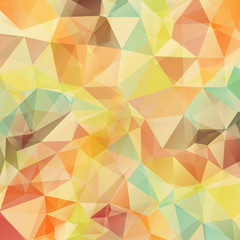 Abstract retro geometric triangle background.