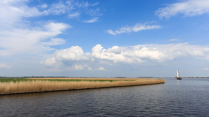 Obraz na płótnie Canvas Ijsselmeer Segeln Panorama