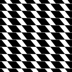 Obraz premium Rhombus black seamless pattern. Fashion graphic background design. Modern stylish abstract texture. Monochrome template for prints, textiles, wrapping, wallpaper, website etc. VECTOR illustration