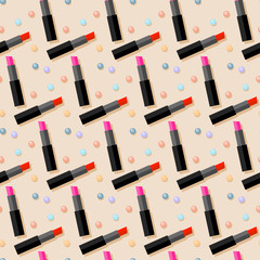 Cosmetic theme. Flat style. 