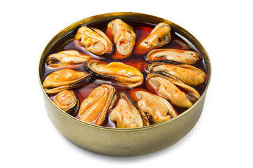 Mejillones en escabeche,lata