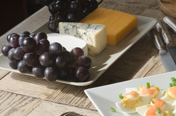 cheese and grape