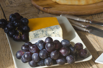 cheese and grape