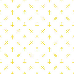 Christmas seamless tree pattern Doodle 