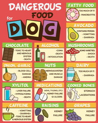 Dangerous food for dogs