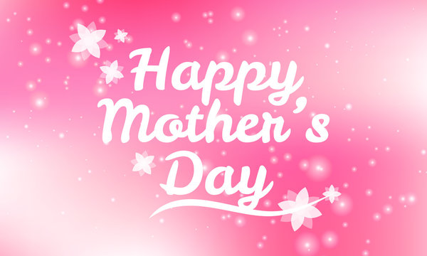 Happy Mother's day vector card design. Celebrate mother day with this lovely card design as a present for your mother in her day, make she has a happy mother's day with this artwork