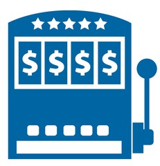 Machine à sous bleu