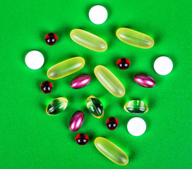 Variety of medicines and drugs