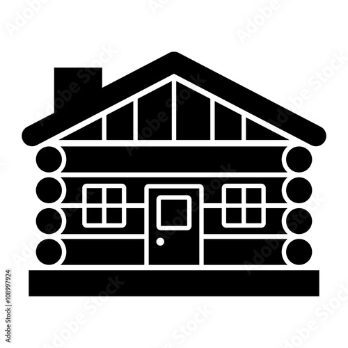 "Log Cabin vector icon" Stock image and royalty-free vector files on