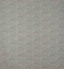 Diagonal, scalloped, green diamond pattern on cotton, linen fabr