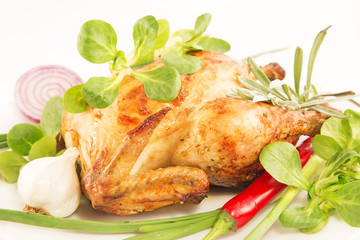 Roasted chicken