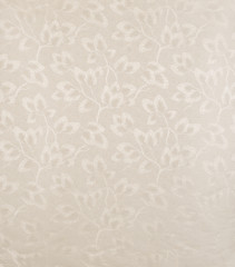 Grey Wallpaper with Embossed Leaves Pattern Swatch