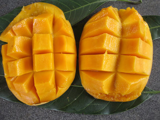 Ripe mango.