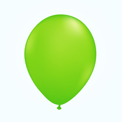 Inflatable balloon, on the white background
