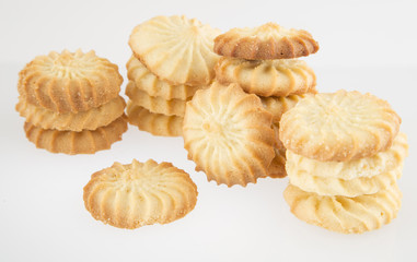 Cookies isolated on white background