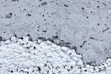 Worn concrete wall closeup - 109004970