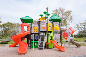 Children playground at the republic park