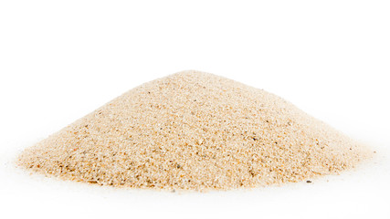 sand isolated on white background