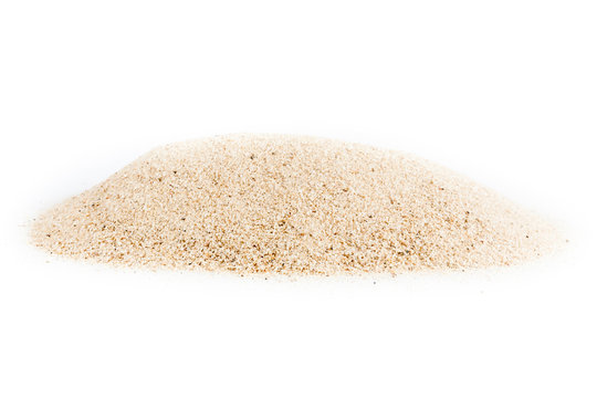 sand isolated on white background