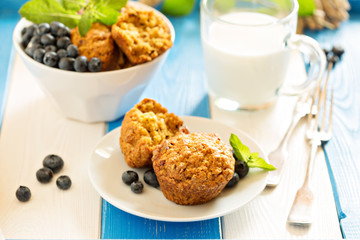 Vegetarian burger with egg and avocado