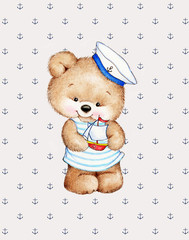 Teddy bear sailor