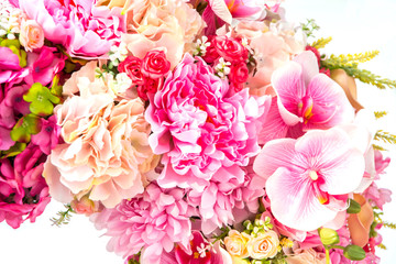 flowers bouquet arrange for background