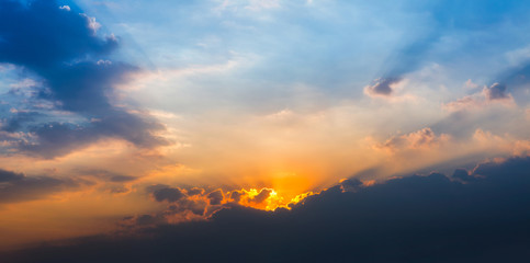 Sunset sky