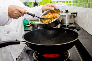 spicy bamboo shoots sliced  with pork