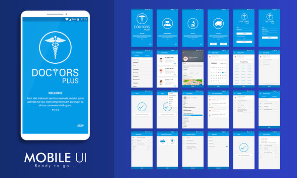 UI, UX and GUI for Medical Mobile Apps.