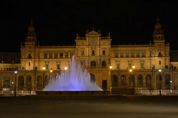 Fototapeta na wymiar Plaza de Espana, Sevilla