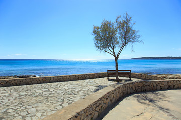 Fototapeta premium Meerblick, Mallorca, Cala Millor