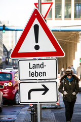 Schild 74 - Landleben