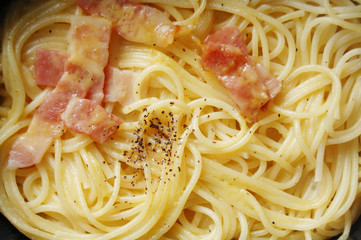 カルボナーラ　スパゲティー
