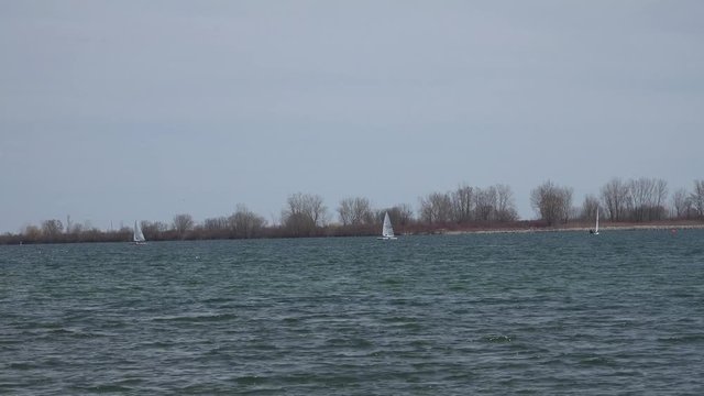 Spring sailing on Lake Ontario