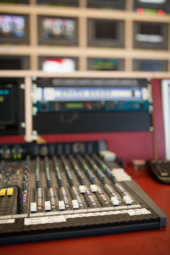 Professional tv studio