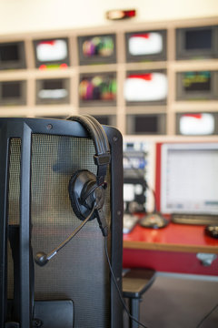 Professional tv studio