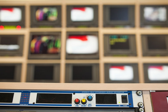 Professional tv studio