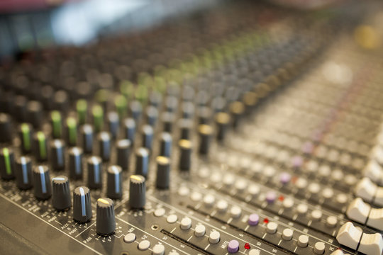 Professional tv studio