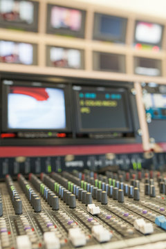 Professional tv studio