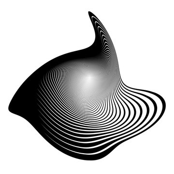 recommend clip art: Design monochrome illusion background