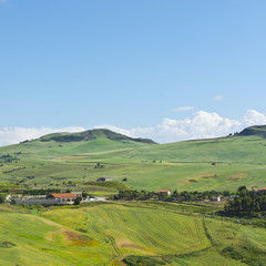 Fototapeta na wymiar Hills in Sicily
