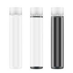 Mockup Vitamin Container. 