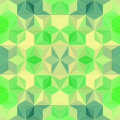 Fototapeta premium Vector Green Triangle Pattern