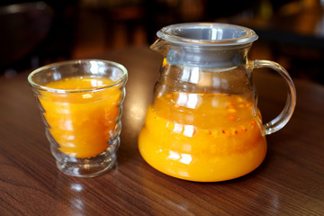 Tea with sea buckthorn 