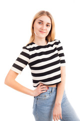 Obraz premium Pretty girl posing isolated