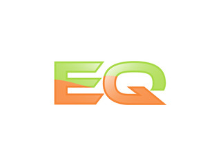 Green Orange shiny EQ letters